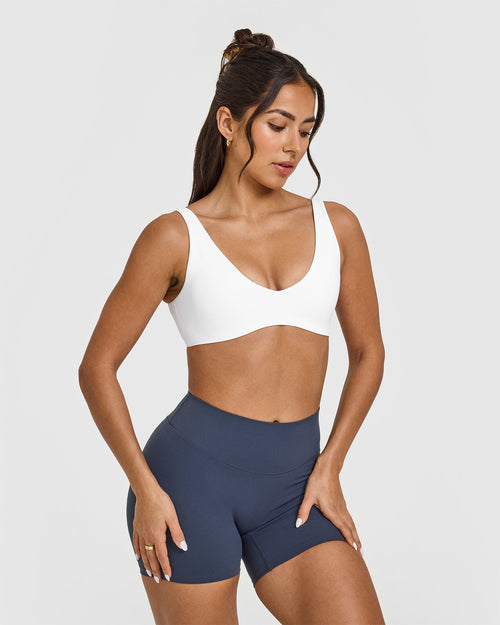 Oner Modal SoftMotion™ Scoop Back Bralette | White