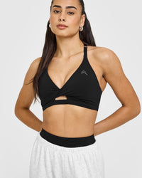 Unified Twist Sports Bra | Black
