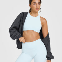 SoftMotion™ Cycling Shorts 8" | Cloud Blue
