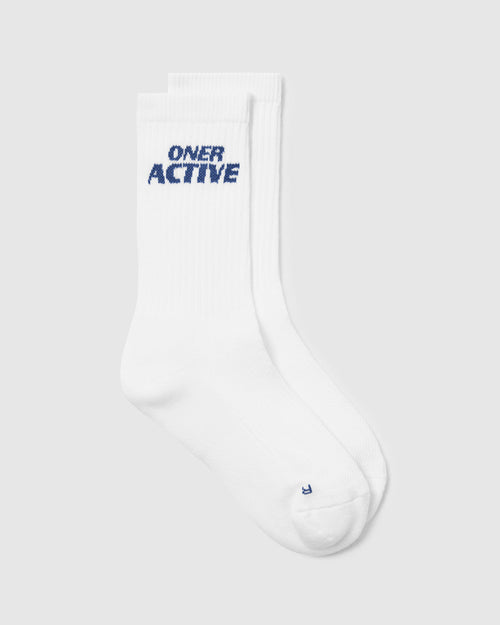 Oner Modal Oner Active Crew Socks 1 Pack | Shadow Blue/White