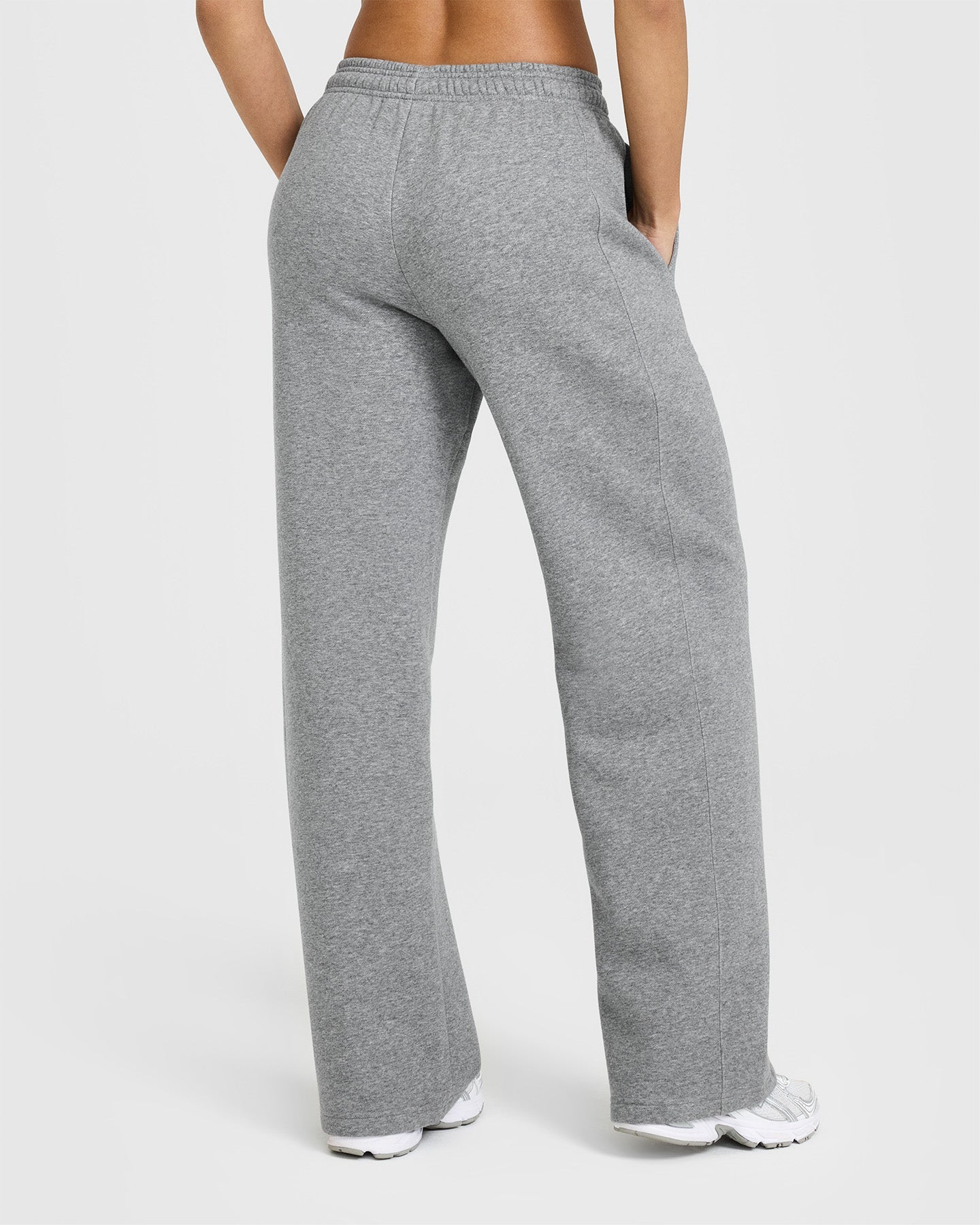 Foundations Straight Leg Joggers with Graphic | Charcoal Marl