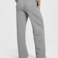 Foundations Straight Leg Joggers with Graphic | Charcoal Marl