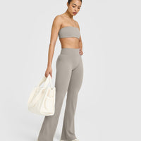 SoftMotion™ Flared Bottoms with White Logo | Warm Sand