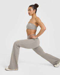 SoftMotion™ Flared Bottoms with White Logo | Warm Sand