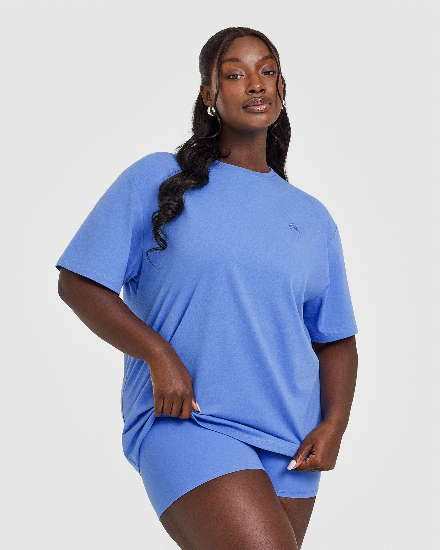 Classic Oversized Lightweight T-Shirt | Glaucous Blue
