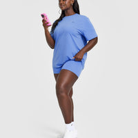 Classic Oversized Lightweight T-Shirt | Glaucous Blue