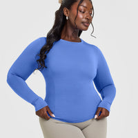 Mellow™ Soft Long Sleeve Top | Glaucous Blue