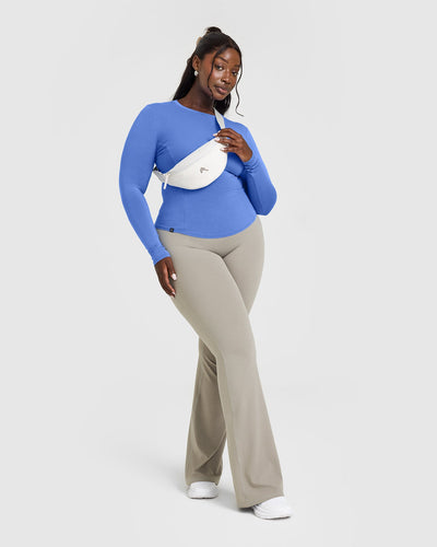 Mellow™ Soft Long Sleeve Top | Glaucous Blue