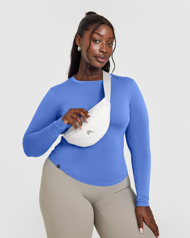 Mellow™ Soft Long Sleeve Top | Glaucous Blue