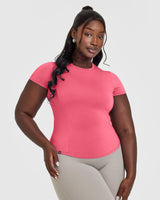 Mellow™ Soft Short Sleeve T-Shirt | Velvet Pink