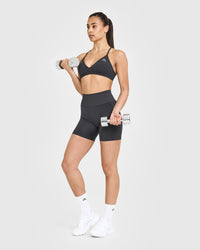 EasyLift™ Ultra Minimal V Neck Bralette | Coal