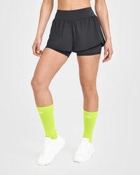UnifiedMove™ Double Layer Shorts 5" | Coal