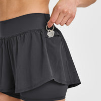UnifiedMove™ Double Layer Shorts 5" | Coal