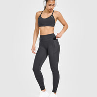 UnifiedMove High Waisted Pocket Leggings | Coal