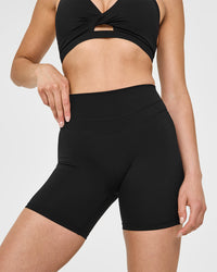 Unified High Waisted Shorts 6" | Black