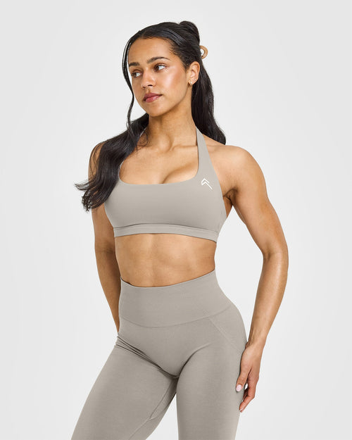 Oner Modal EasyLift™ Halter Bralette | Warm Sand
