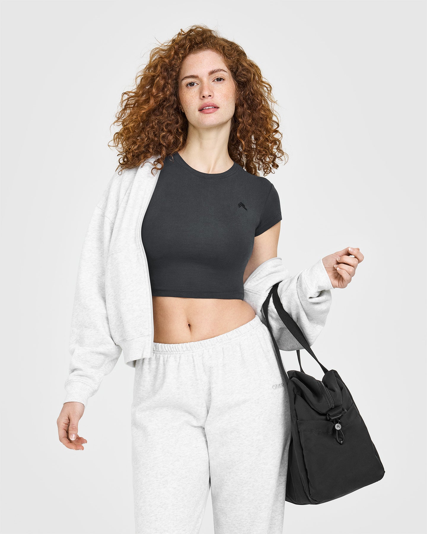 Cotton Icon Baby T-Shirt | Coal