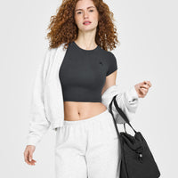 Cotton Icon Baby T-Shirt | Coal