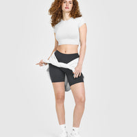 Cotton Icon Baby T-Shirt | Light Grey Marl