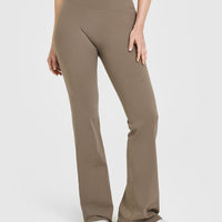 SoftMotion™ Flared Bottoms with White Logo | Moss Brown