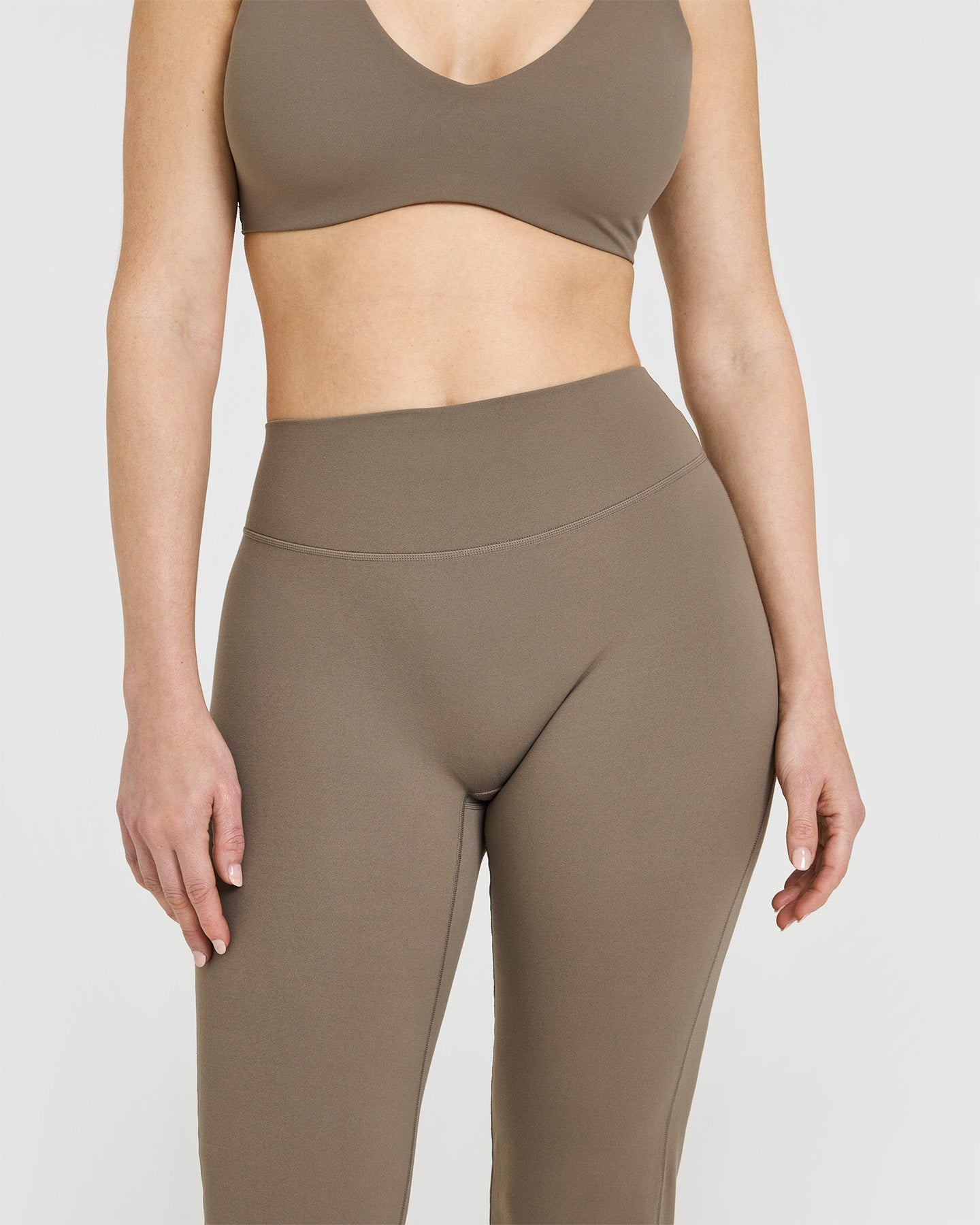 SoftMotion™ Flared Bottoms with White Logo | Moss Brown