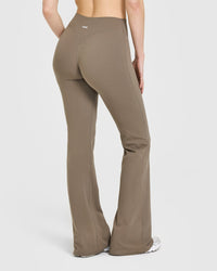 SoftMotion™ Flared Bottoms with White Logo | Moss Brown