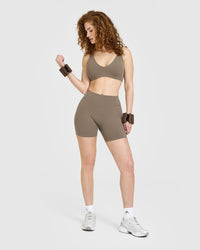 SoftMotion™ Shorts 6" | Moss Brown
