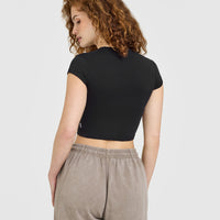 Cotton Baby T-Shirt | Black