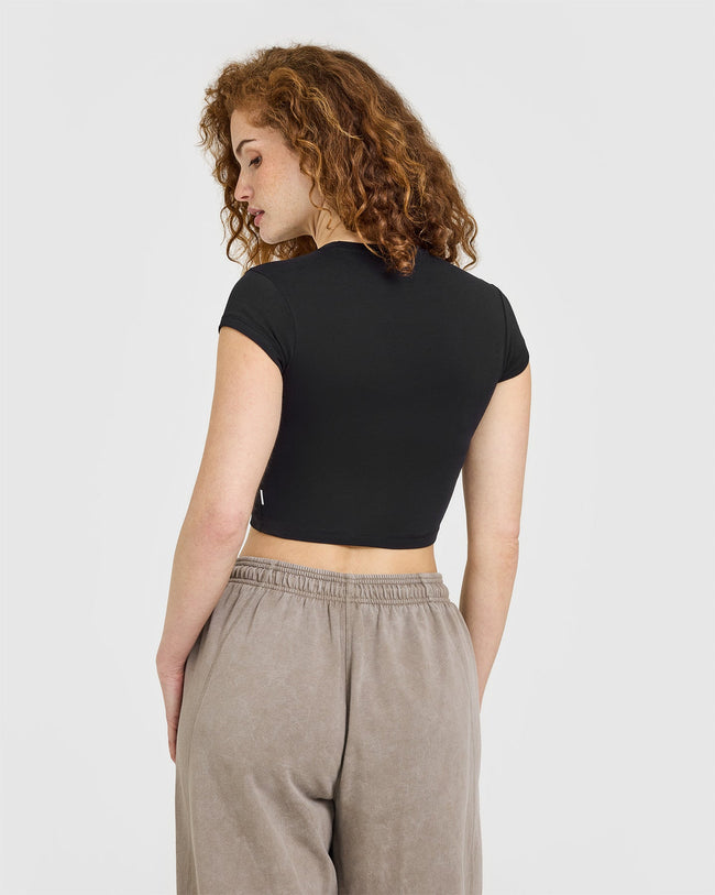 Cotton Baby T-Shirt | Black