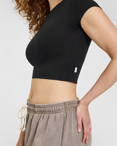 Cotton Baby T-Shirt | Black