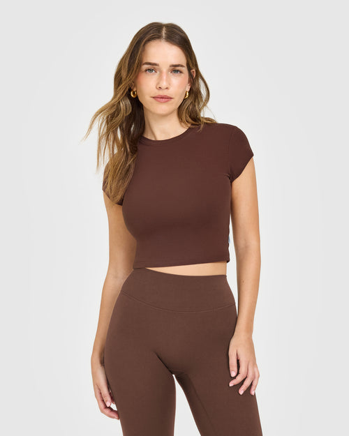 Oner Modal Cotton Baby T-Shirt | Copper Brown