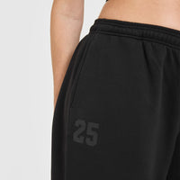 Foundations Oversized Oner 25 Straight Leg Joggers | Black