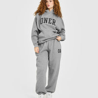 Foundations Oversized Oner 25 Joggers | Charcoal Marl