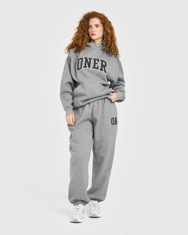 Foundations Oversized Oner 25 Joggers | Charcoal Marl
