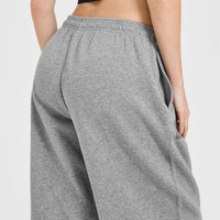 Foundations Oversized Oner 25 Straight Leg Joggers | Charcoal Marl