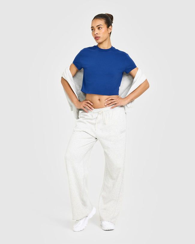 Cotton Relaxed T-Shirt | Vintage Navy