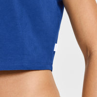 Cotton Relaxed T-Shirt | Vintage Navy