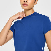 Cotton Relaxed T-Shirt | Vintage Navy