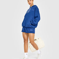 Raw Lounge Oversized Hoodie | Washed Vintage Navy