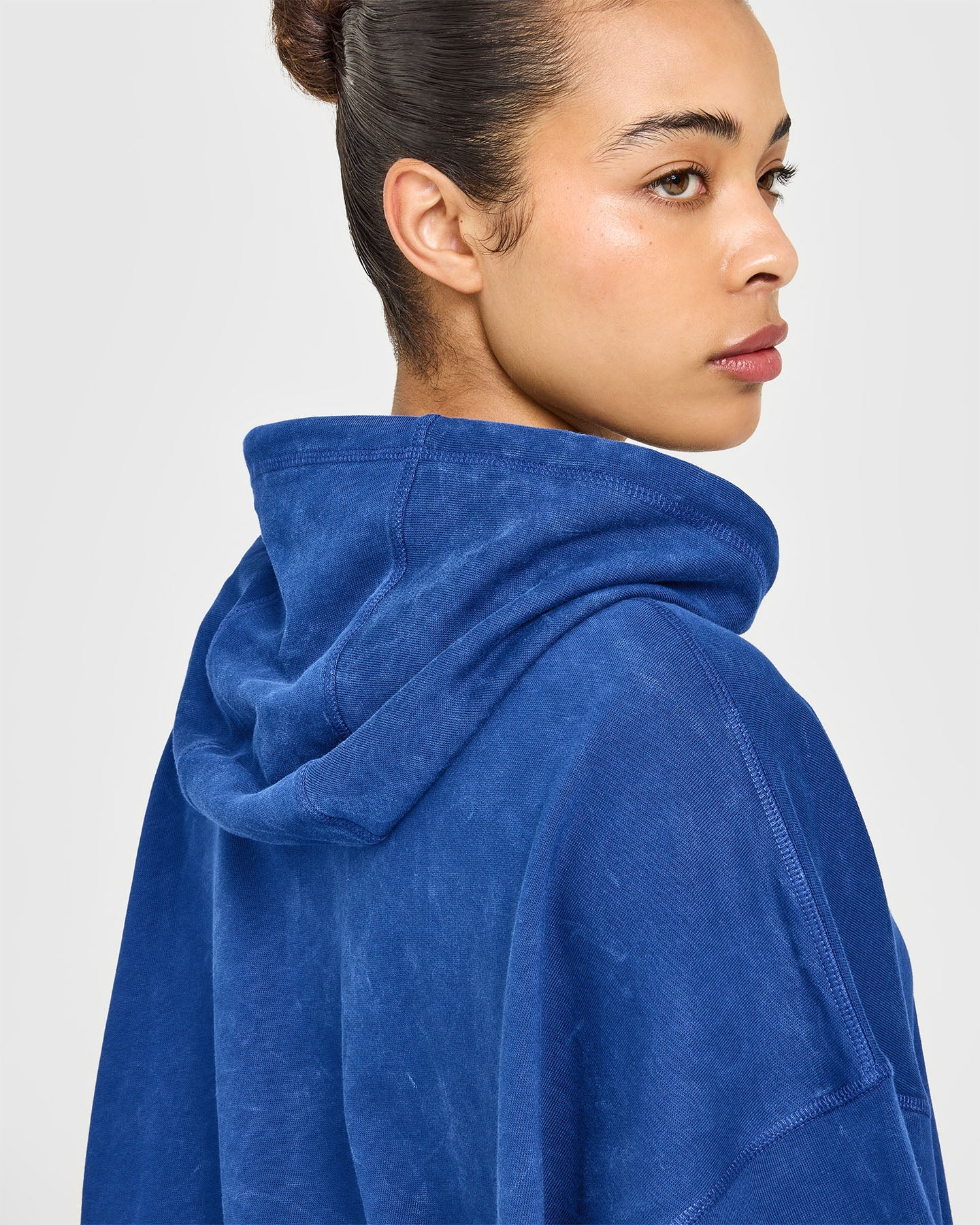 Raw Lounge Oversized Hoodie | Washed Vintage Navy