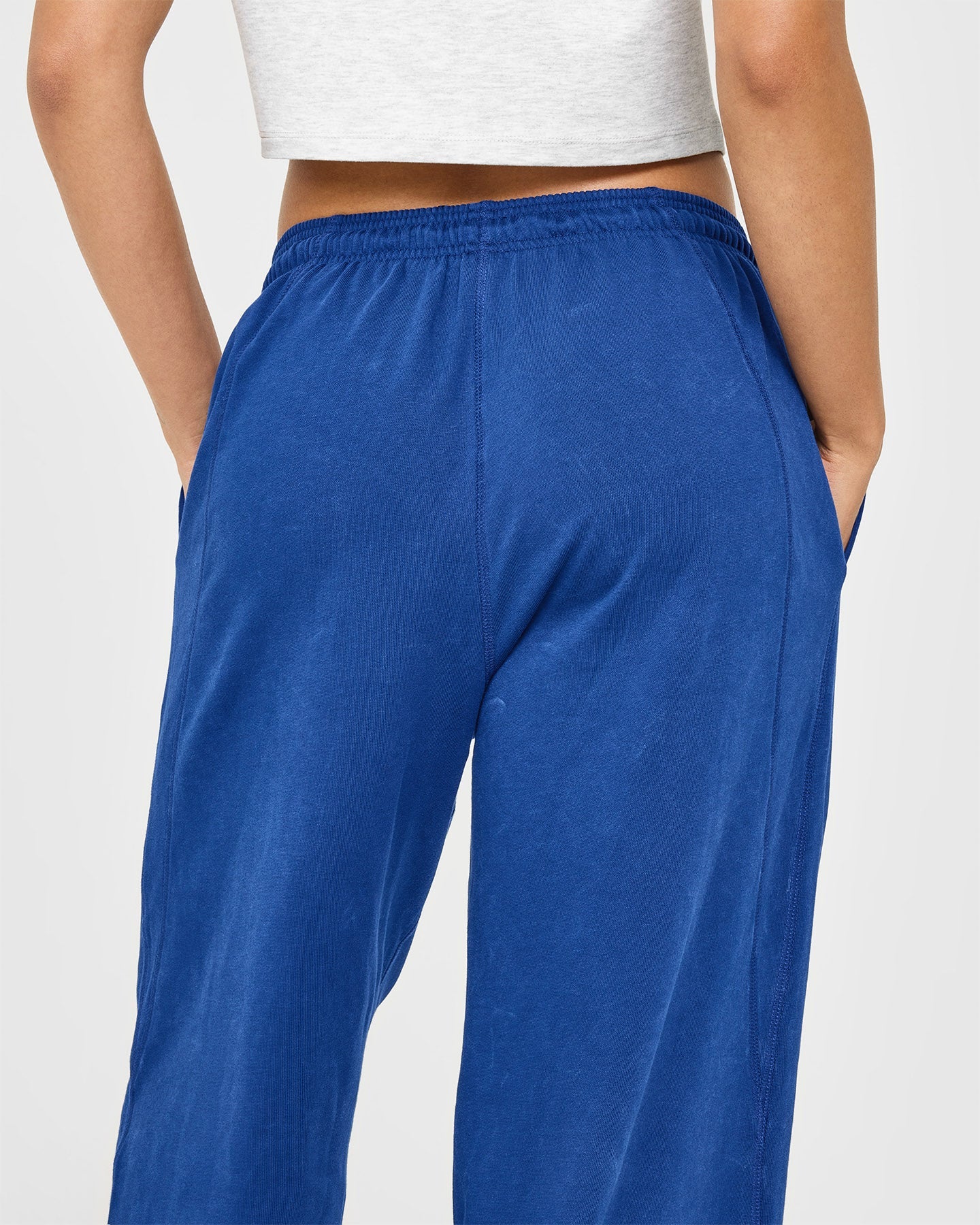 Raw Lounge Wide Leg Joggers | Washed Vintage Navy