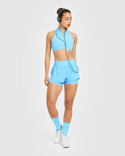 UnifiedMove™ Double Layer Shorts 5" | Arctic Blue