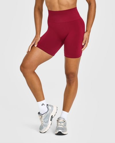 Effortless Seamless Shorts | Claret Red