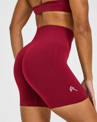 Effortless Seamless Shorts | Claret Red