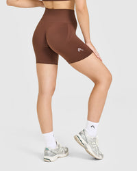 Effortless Seamless Shorts | Rustic Brown