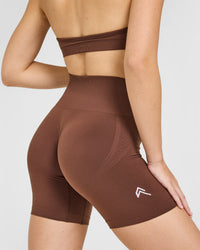 Effortless Seamless Shorts | Rustic Brown