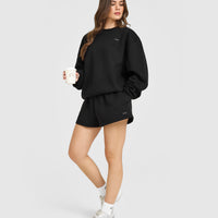 Foundations Crew Neck Sweatshirt | Black