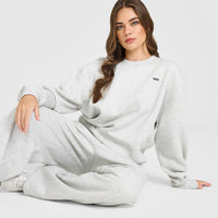 Foundations Crew Neck Sweatshirt | Light Grey Marl