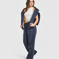 Foundations Straight Leg Joggers | True Blue