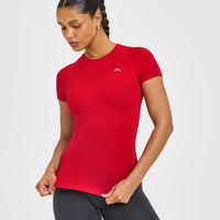 Go To Seamless Fitted Top | Fire Red